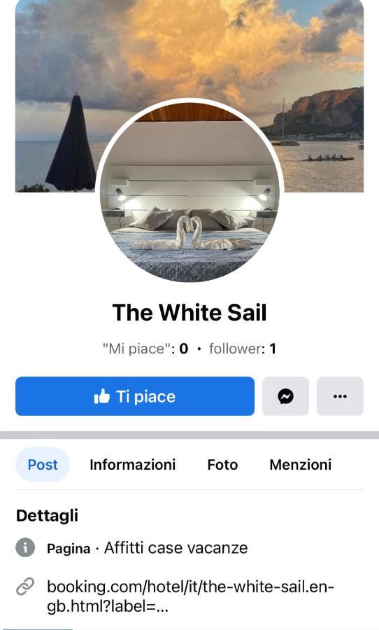 The White Sail - Mondello Apartment With Terrace - Casa Di Vincenzo E Andrea エクステリア 写真